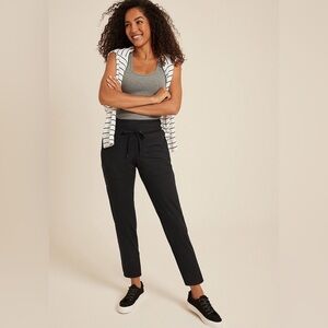 Maurices Cloud Weekender Black Drawstring Pants 1X Long/Tall